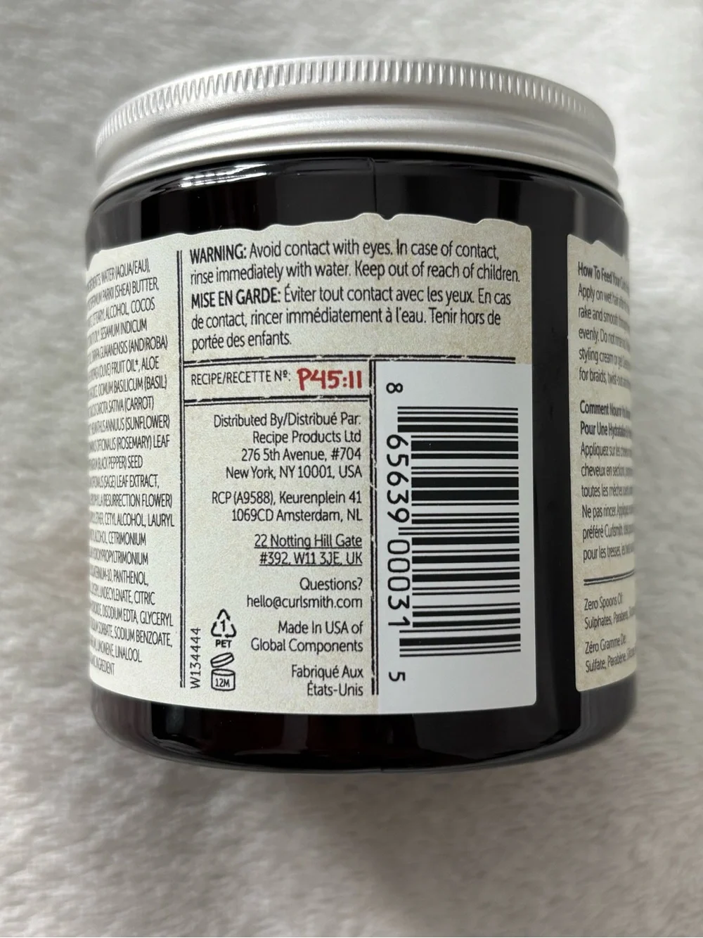 Curlsmith Moisture Recipe Oil-In-Cream 8 fl oz